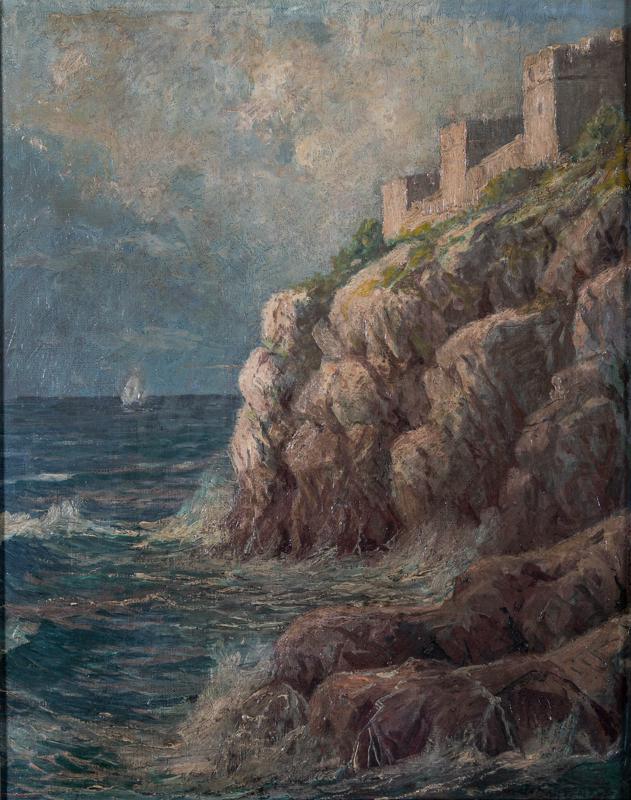 Marina with Fortress on a Cliff