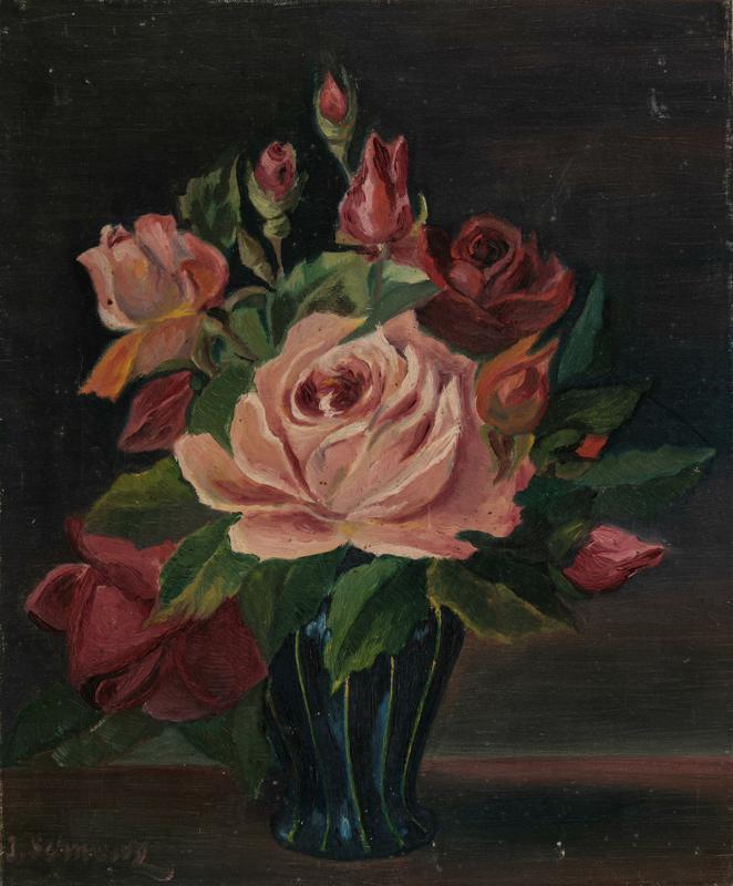 Roses in a Vase
