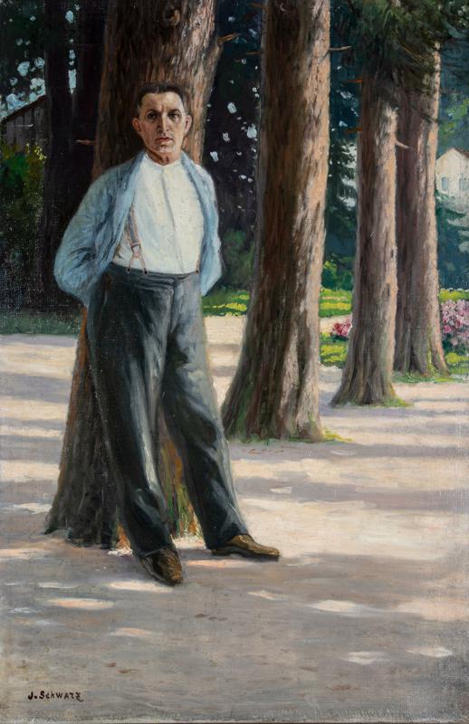 Hinko Schwarz in the Garden