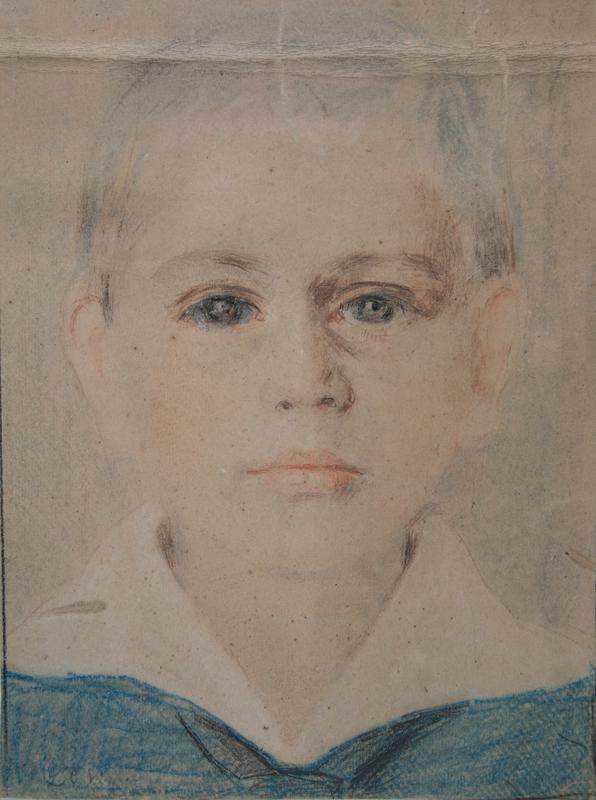 Portrait of a Boy in Blue